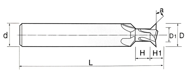 Dovetail End Mill Cutter4