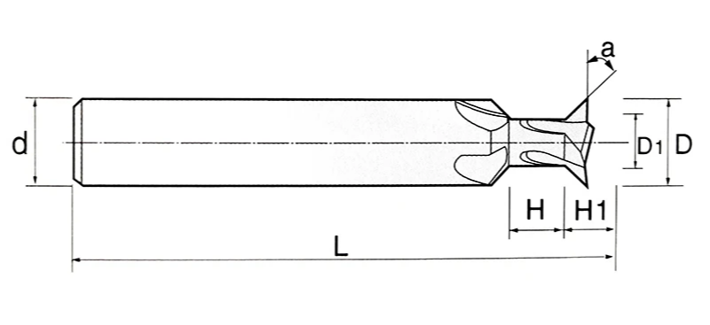 Dovetail End Mill Cutter4