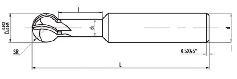 Lollipop Milling Cutter4