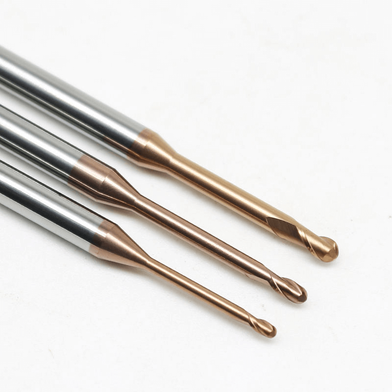 Long Neck Short Flutes Ball Nose End Mill5