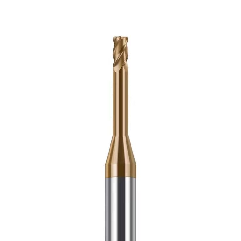 Long Neck Short Flutes Corner Radius End Mill2