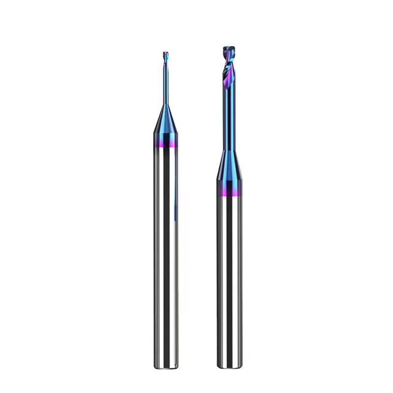 Long Neck Short Flutes Corner Radius End Mill3