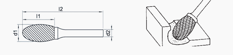 Type E Cylinder Shape Carbide Rotary Burrs4